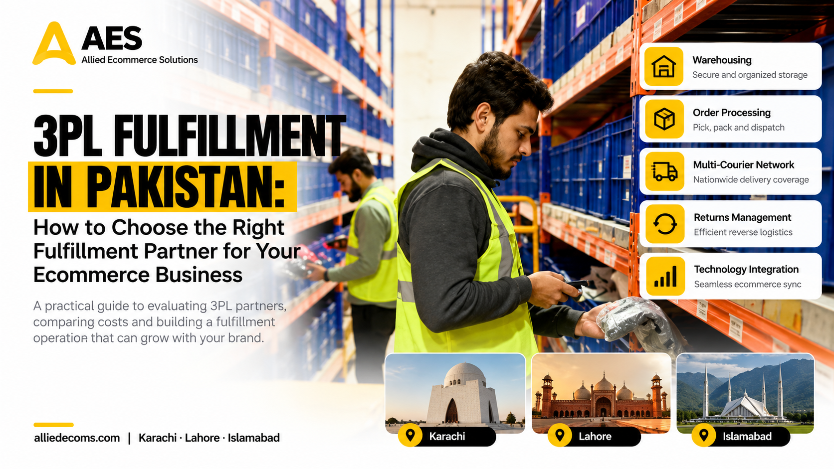 AES ecommerce fulfillment operations in Pakistan – 3PL partner selection guide